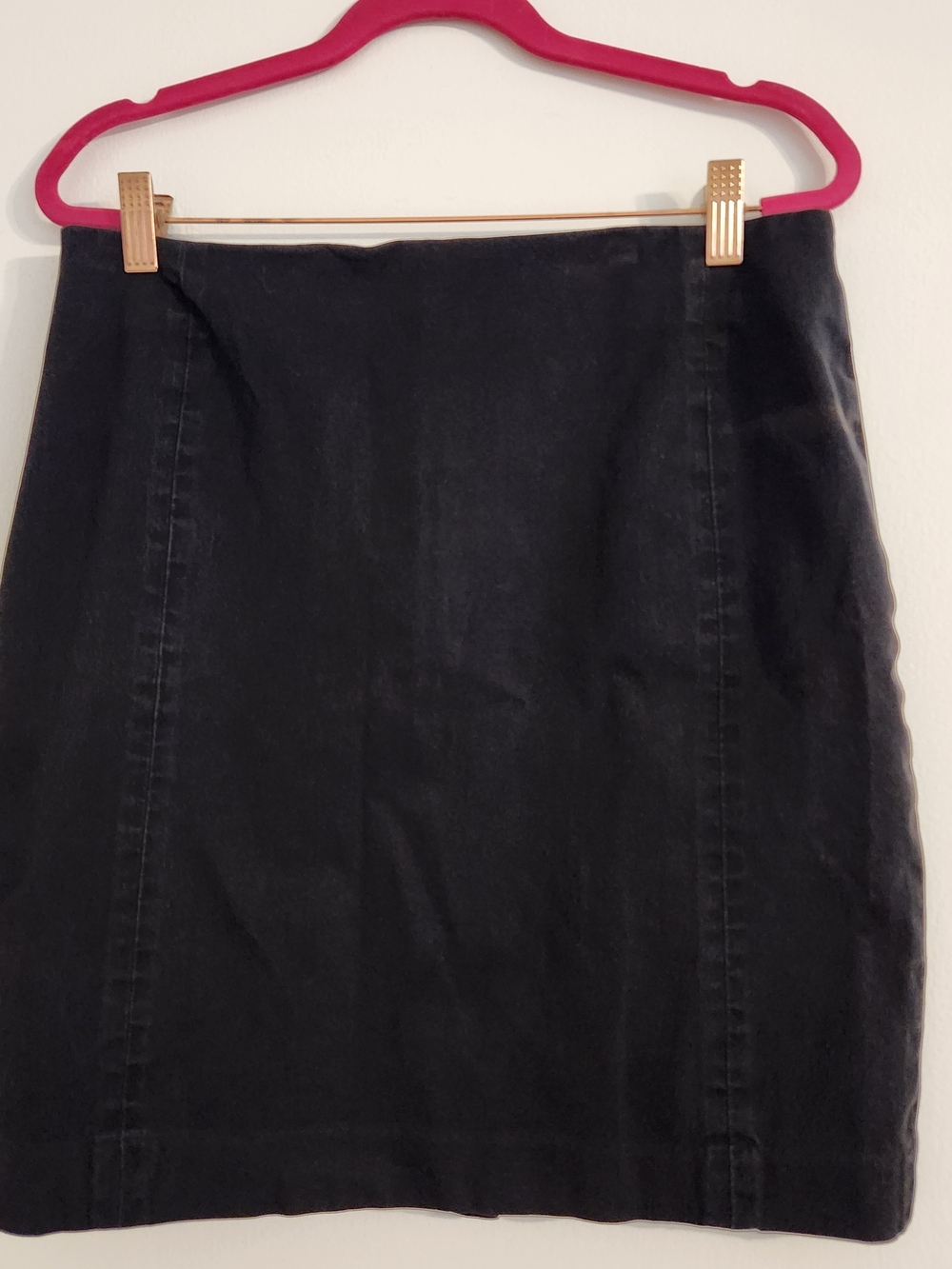 Banana Republic Black Pencil Skirt Size 10 Stretch Cotton Blend Classic Career